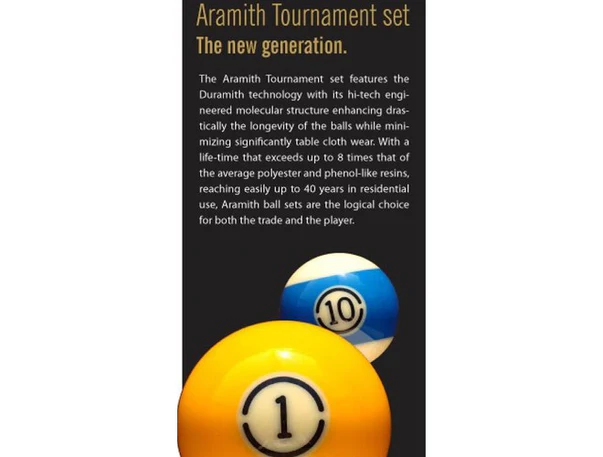 Aramith Tournament Belgian Billiard Balls - Image 2